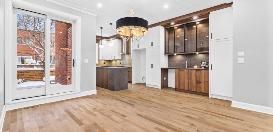 Luxury Fully Reconstructed Victorian Home in Westmount | 3+1 Bedrooms | Turnkey